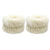 Plush Flannel Absorbent Wristbands & Splash-Proof Headband Set
