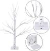 60cm Easter LED Birch Light Tree Decorations For Home Table Easter Egg Ornament Hanging Organic Tree Happy Easter Party Supplies