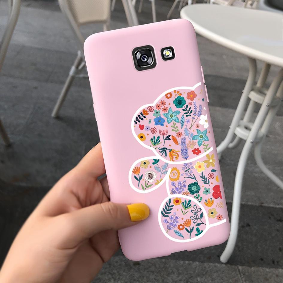 A5 2016 Case For Samsung Galaxy A5 2017 Cover A520 SM-A520F Popular Flower Shockproof Bumper For Samsung A5 2016 A510 Soft Funda