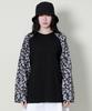 Deumakeu Paisley Loose Fit Long Sleeve T-Shirt Black