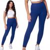 Women's Long Sports Leggings Tight Pants SMOOTH NAVY Women's Long Sports Leggings Tight Pants SMOOTH NAVY S