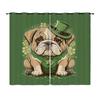 Curtains Santatrick Festival Cuckold Festival Curtains Digital Printing Blackout Curtains No Punching