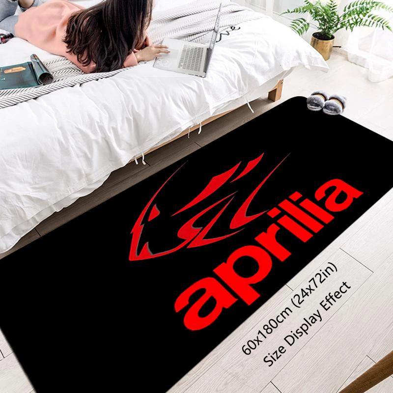 Welcome Floor Mat Non-Slip Foot Rug Italy Aprilias Racing Motorcycles Hallway Carpet Water Absorbed Rugs Bedside Mats Home Decor