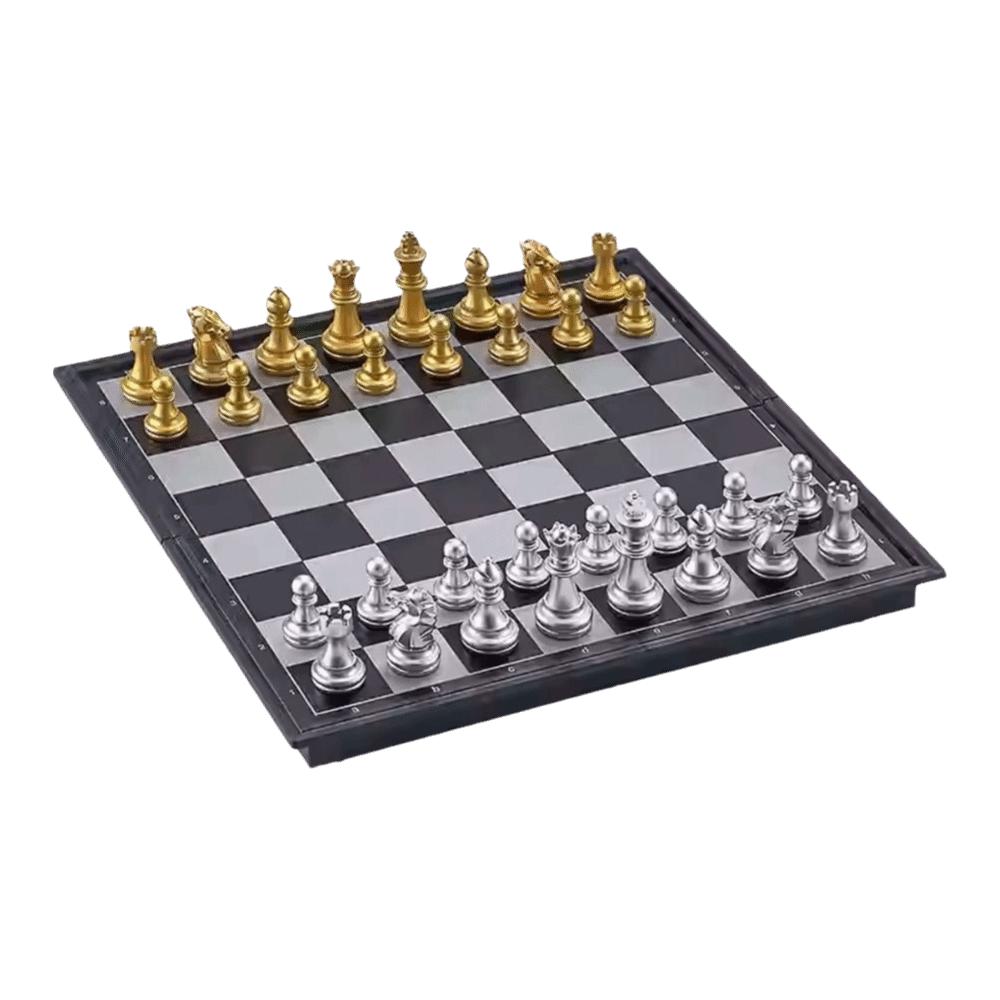 Folding International Chess Magnet English Chess Universal Travel Board Game Set  Desktop