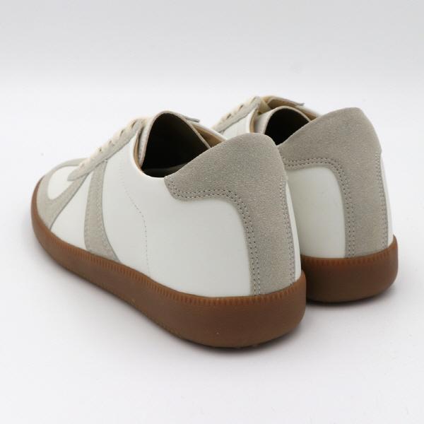 Supener Laovic Height-Increasing German Army Sneakers White