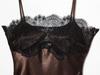 Asymmetrical Lace Dress with Silk Satin Texture: European & American Women's Fashion