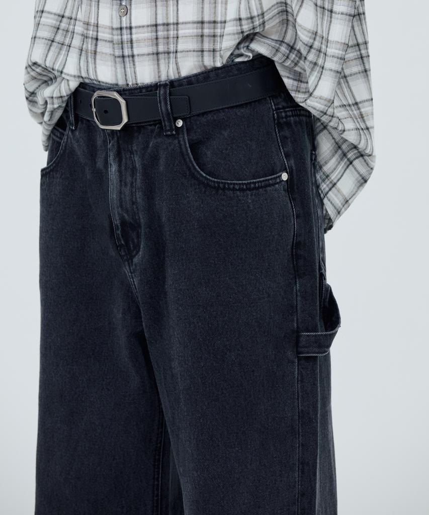 Modenaleudeo Flow Carpenter Wide Denim (Black)
