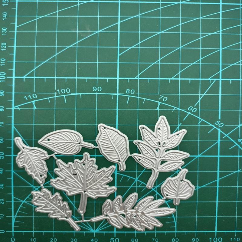 Flower Leaf Cutting Dies Carbon Steel Die Cut Templates for Card Making Scrapbooking Packaging Art Craft Embellishment