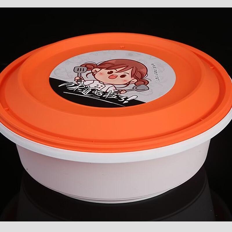 

Food Grade Takeaway Containers with Anti-theft Lids Soup Noodle Separator Inner Tray