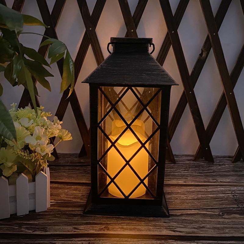 Solar Candle Light Lantern Lamp Waterproof Outdoor LED for Garden Patio Yard Holiday Festival Decor