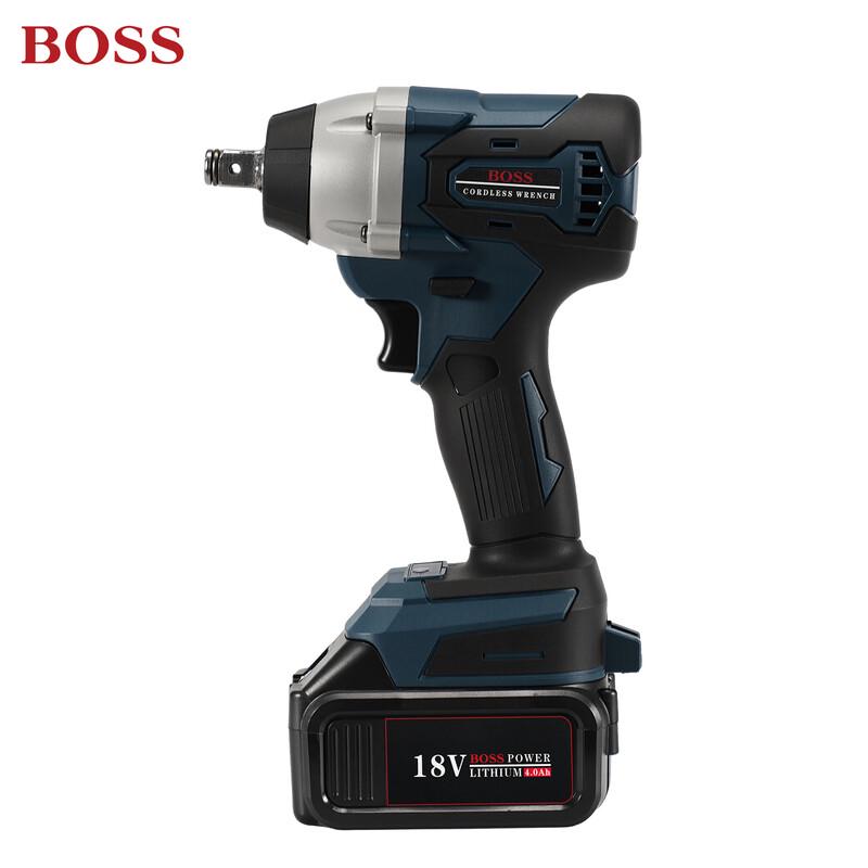BOSS 18V Brushless Cordless Impact Wrench and Drill CN plug (adapter included)