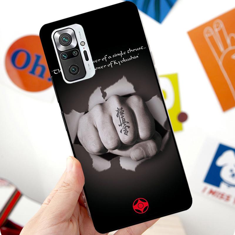 Kyokushin Karate Symbol Case For Xiaomi Redmi Note 12 Pro 11 8 9 10 Pro 9S 10S 11S 12S Redmi 12C 10C 9C 10A Cover