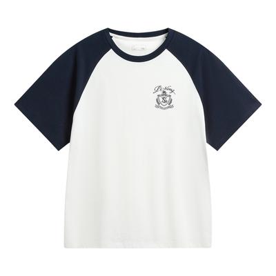 Li Ning Sports Lifestyle Series Casual Quick-Dry Cool Round Neck Logo T-Shirt Women Tops AHSW416-1