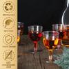 25pcs Unbreakable Disposable Wine Glasses 6 Oz Champagne Goblet Plastic Margarita Glasses  Banquet