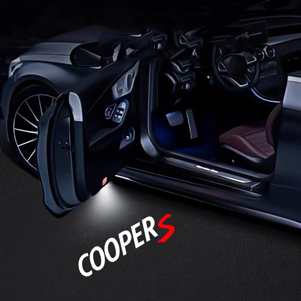 

2PCS Wireless Car Door Led Welcome Night Light Wireless Projection Laser Lamp for MINI CooperS R55 R56 R57 R58 R59 R60 R61 F54