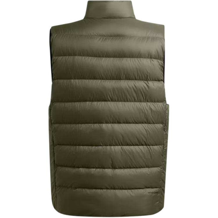 Under Armour FW24 Legend Logo Comfortable Waterproof Warm Vest Men vest Green 1385838-390