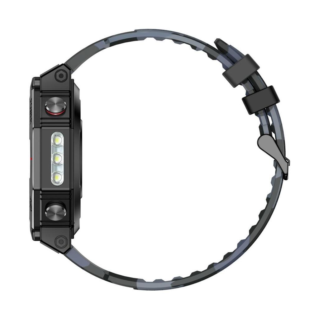 Rainbuvvy KC91 GPS Smart Bracelet 1.39inch TFT 360x360 BLE5.3 GPT 3ATM Waterdicht 530mAh Bluetooth Bellen Zaklamp Android Smartwatch