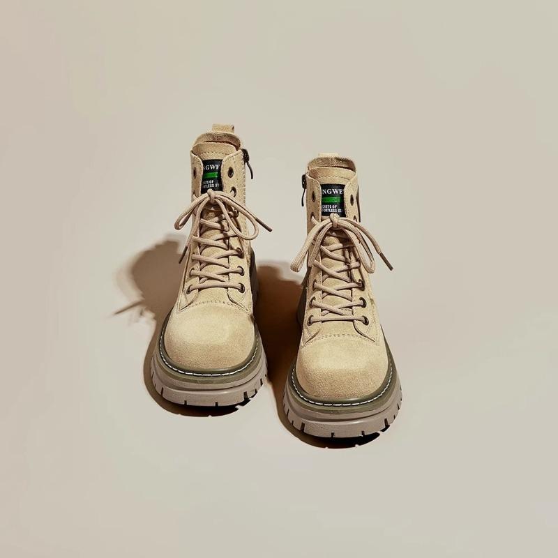 Buty typu Martin damskie nowe jesienne retro buty robocze wiosenne i jesienne buty pojedyncze buty na platformie krótkie buty