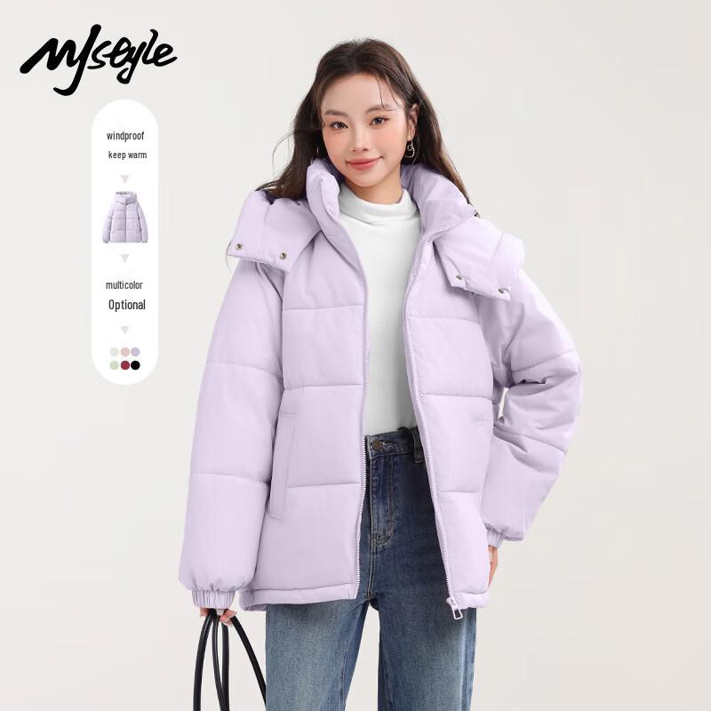 MJ STYLE Women's Hooded Winter Parka Jacket