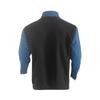 Men Waffle Knit Mock Neck Shirt Collar Long Sleeve Casual Top