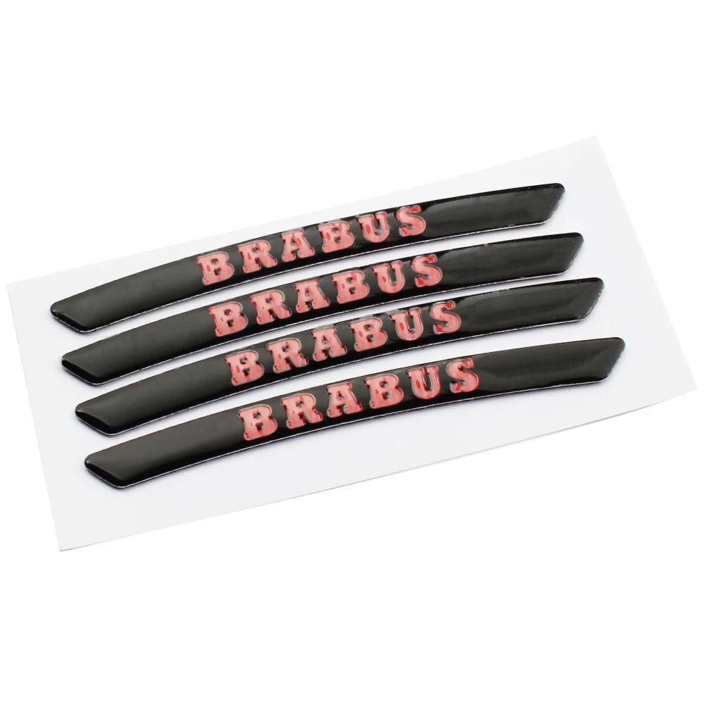 4Pcs Car Wheel Badge Sticker Emblem for Mercedes benz AMG Brabus 4 MATIC W124 W205 W211 W203 W204 W168 CLA CLK CLS GLA GLC C180