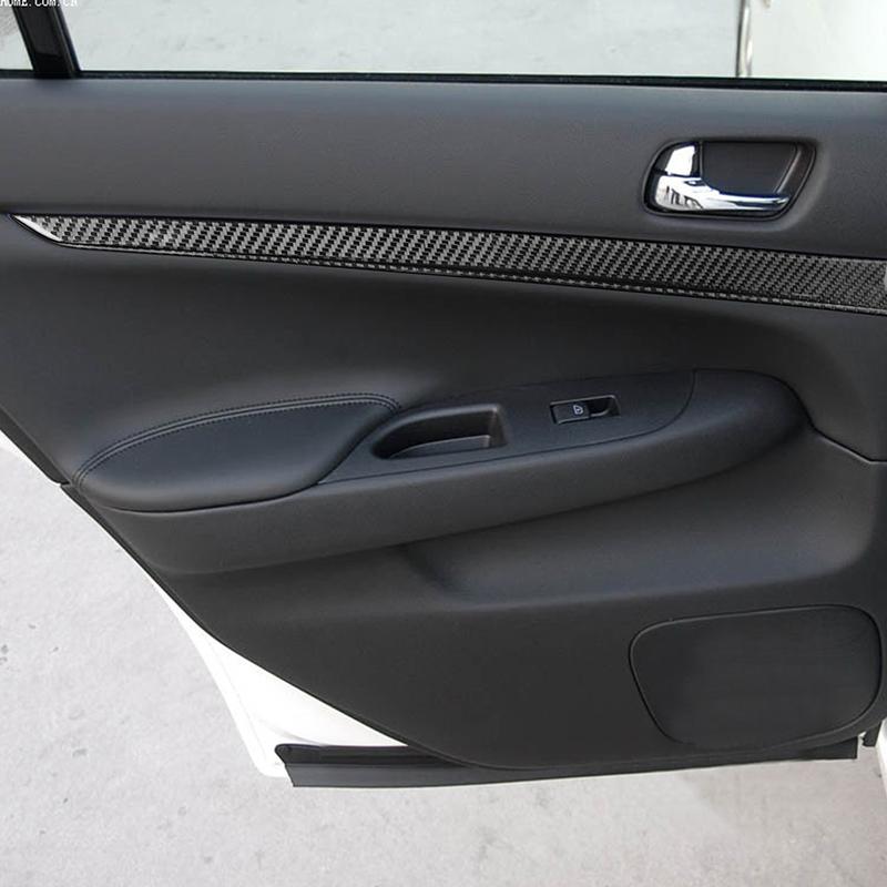 Für Infiniti G37 07-13 Weiche Carbon Faser Klimaanlage Radio Fensterheber Lautsprecher Getriebe Trim Abdeckung Auto Innen