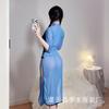 Sex lingerie sexy Republic of China student dress cheongsam uniform cos transparent female pure desire drag cosplay