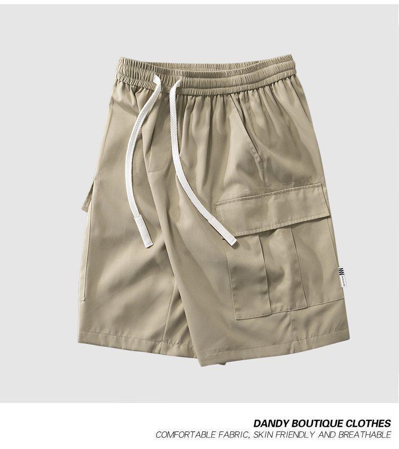 Men's Summer Cavalry Fabric Multi-Pocket Casual Shorts