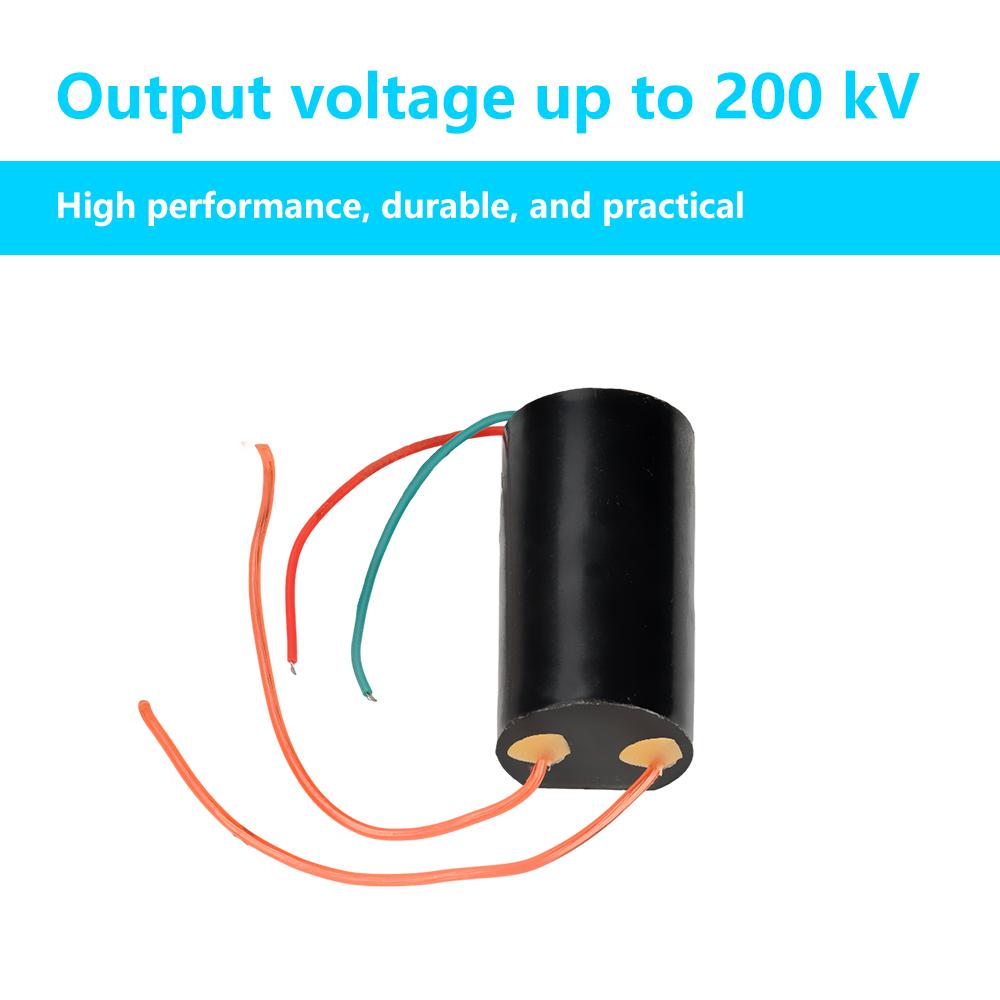DC 3.7-6V to 200kV Booster Step-up High-voltage Generator Ignition Coil Pulse Power Module Igniter  4A High Frequency Converter