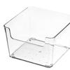 Drawer Storage Trays Durable Transparent Plastic Drawer Storage Divid Box for Kitchen Small Square