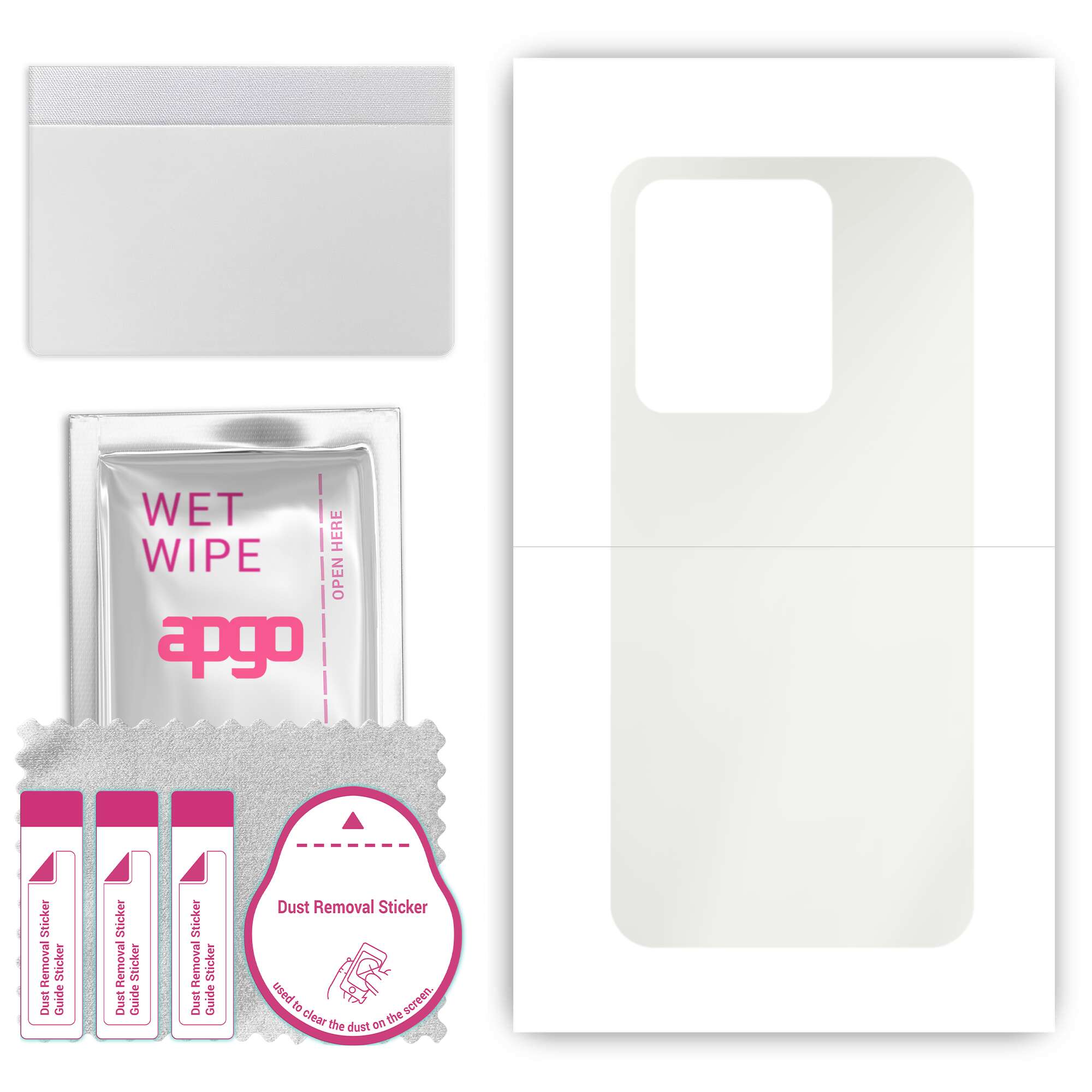 

apgo MATTE Protective Skin Sticker for the back compatible with Vivo V25 5G, Wrap Film, Hydrogel Film, Flexible, Soft TPU with positioning layer easy