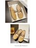 Women's 2024 Summer Rhinestone Mule Slippers - Soft, Flat, Breathable Design for Comfort