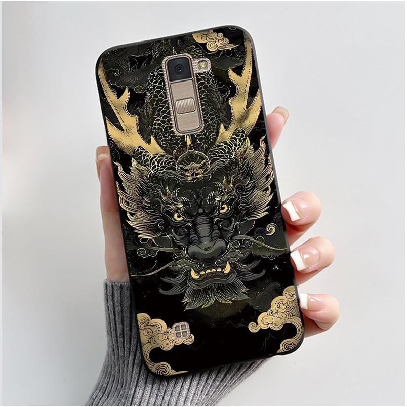Casing For LG K10 2016 Super-Thin Slim Case Shockproof Bumper Luxury Cute Cool Boys Girls Black Matte Soft Silicone Back Cover