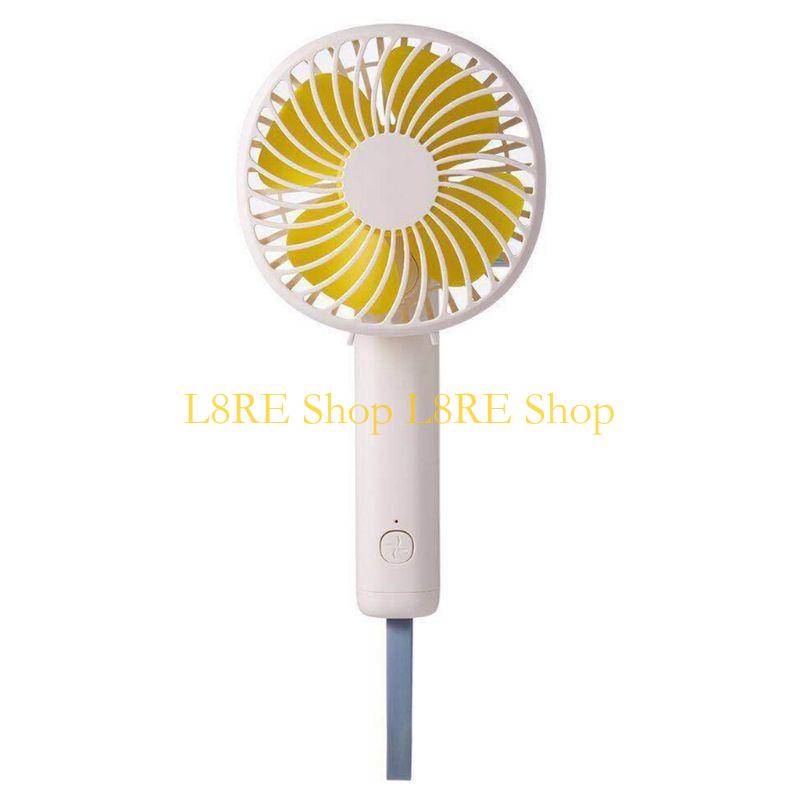 L8RE Handheld Cooling Fan Low Noise Fan for Bedroom Outdoor Camping Travel белый