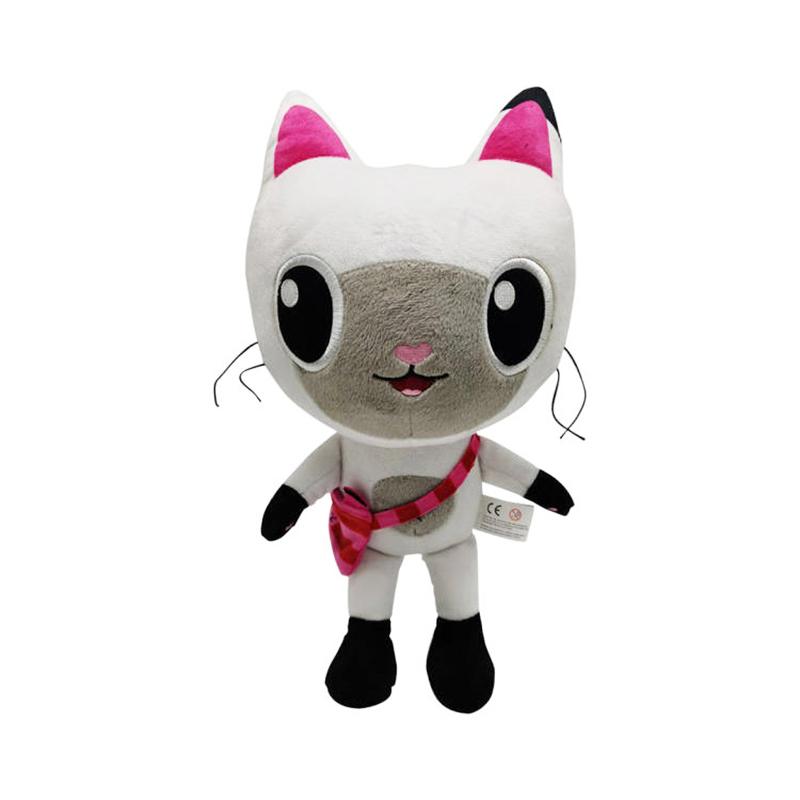 

20-30cm Gabby Dollhouse Plush Toy Mercat Mermaid Pandy Paws Plushie Kitty Fairy Catrat Cakey Baby Box Doll Fans Birthday Gift