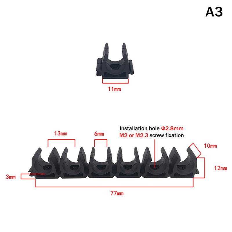 Pneumatic Tube Air Hose Fixing Clamp 6 Way 4/6/8/10/12/14/16/18/20Mm Water Pipe Holder Gas Compressor Tubing Diversion Flow Clip