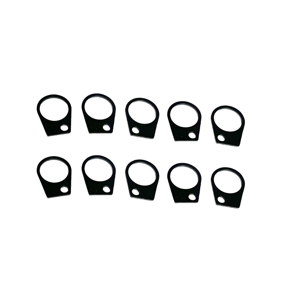 Balení 10 odolných těsnění vzduchového filtru kompatibilních s motory motorových pil 45cc, 52cc, 58cc, náhradní díly pro údržbu