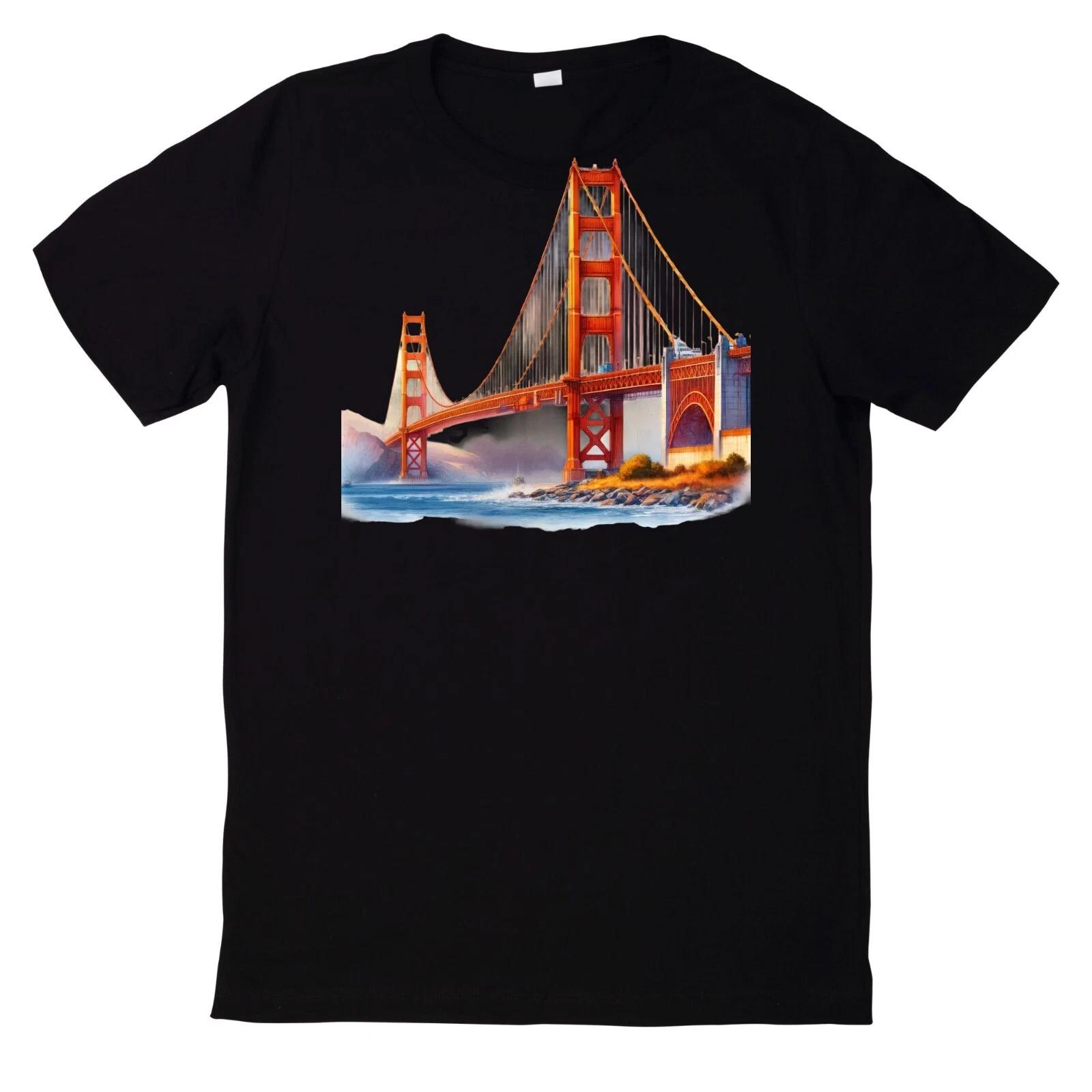 T-Shirt Aquarell Reise Sehenswürdigkeiten XL