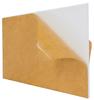 Inkdotpot White Acrylic Plexiglass Sheet 1/8" Thick Cast 6"x12" Transparent Acrylic Plastic Glass Board with Protective Paper, DIY Display Project