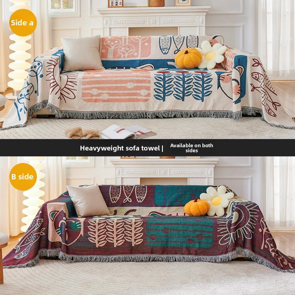 Pernă de canapea de lux Europeană Elegantă Anti-alunecare Husă de canapea Toate sezoanele Durabilă Elegantă Covoraș de canapea