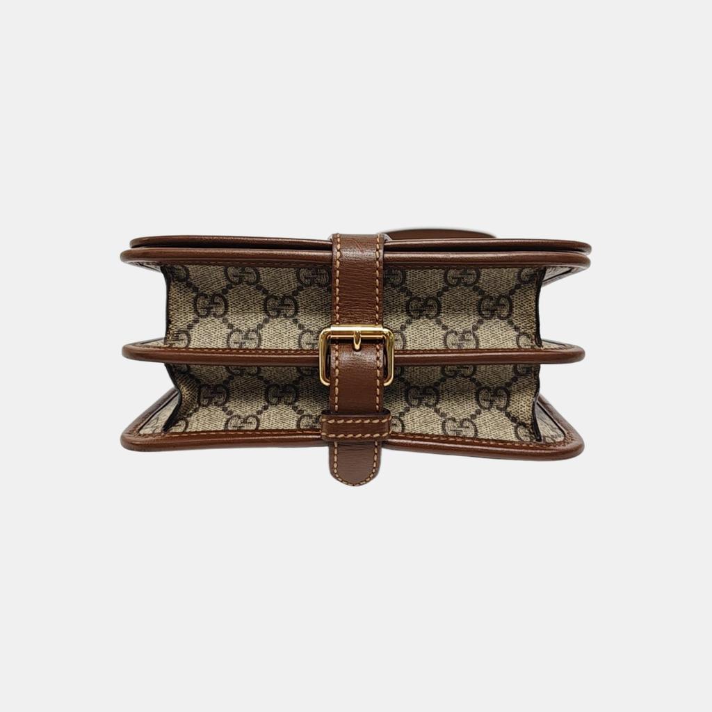 [Pre-Owned] Vintage Logo Leather Mini Shoulder Bag - Good #W7KFV7