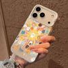 Cartoon Pet Silver Fireworks Phone Case for Apple 17/16/15 Pro & 14 Pro Max Models