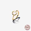 925 Sterling Silver Open Ring Style  Paved Heart Butterfly Flower Colorful Gemstone Ring For Women Daily Wear Jewelry Gift 2026