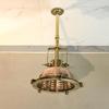 Nautical New Marine Brass and Copper Antique Maritime Medium Cargo Ceiling Pendant Light 2 Pic