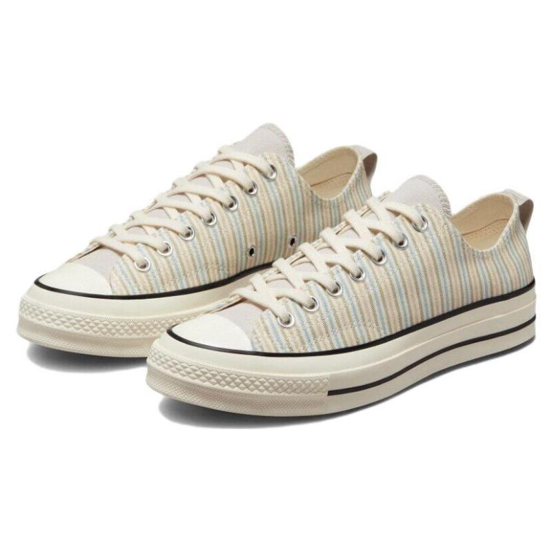 Converse Chuck 70 Chuck Taylor All Star Casual Stripe Low-Top Canvas Unisex Blue Brown