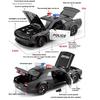 1/24 Scale Dodge Challenger SRT Hellcat Police Car Alloy Car Model Collection Miniature Voiture Diecast Toy Vehicles Boy