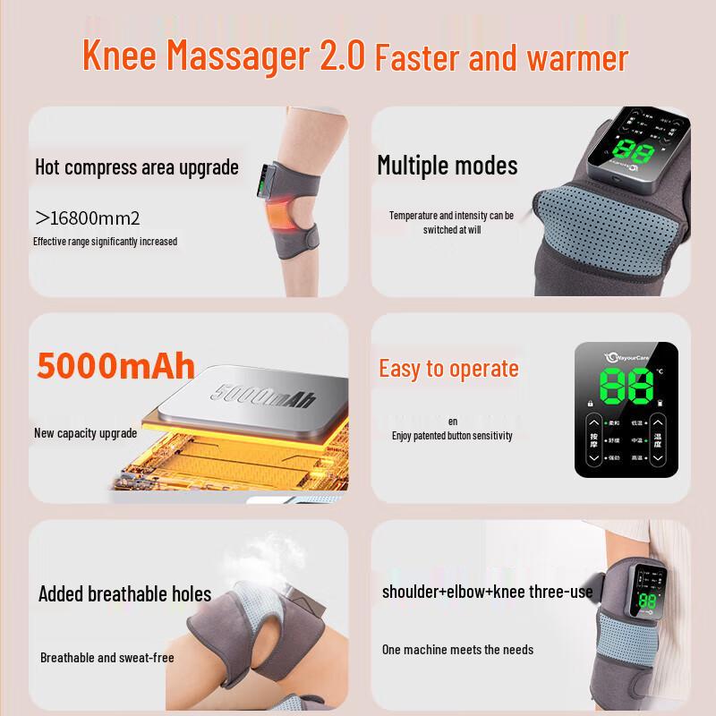 WayourCare Electric Heating Knee Massager