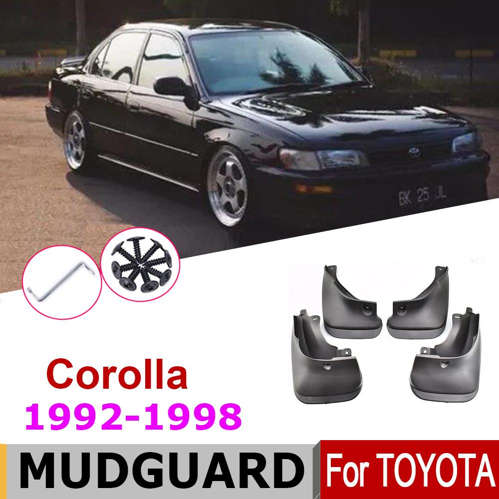 

Автомобильные брызговики для Toyota Corolla Sedan Hatchback AE101 AE102 AE100 1998-1992, брызговики на крыльях