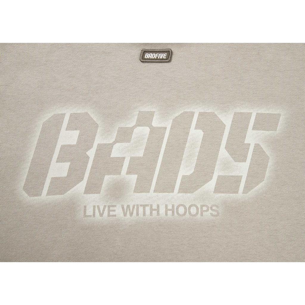 Li Ning BADFIVE Sweatshirts Men's Rugged Brown Gray Hooded Thickened Regular AWDV877-6