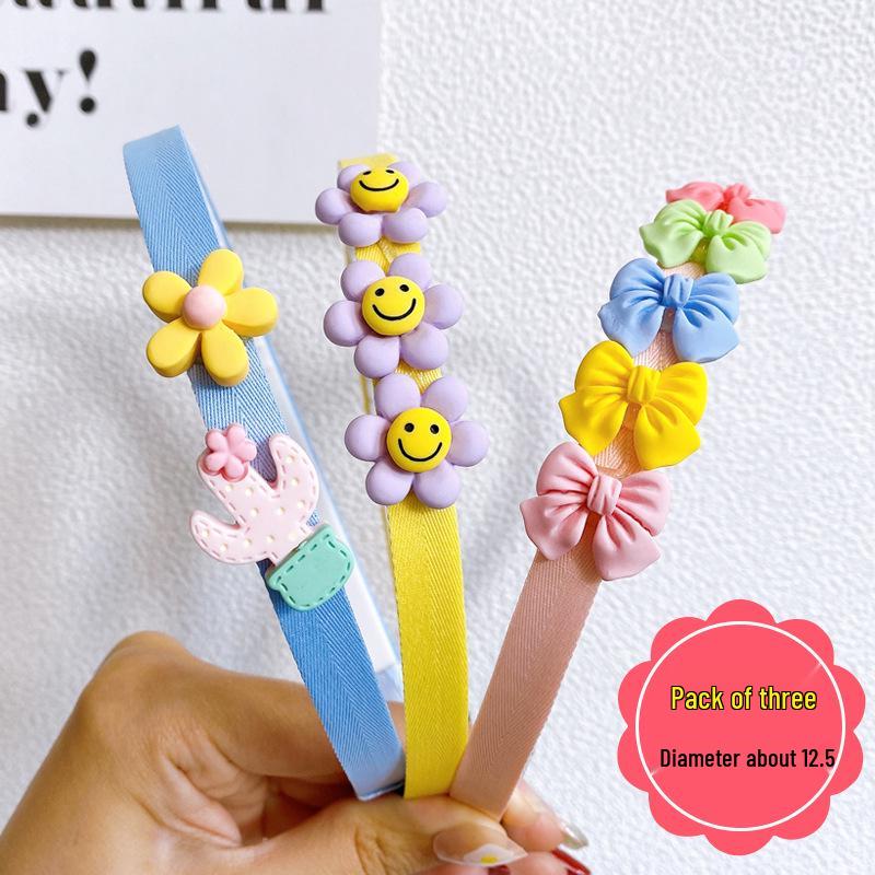 

Милые корейские заколки и повязки для волос принцессы для девочек - Свежая челка, Надежная посадка As shown